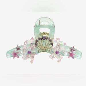 NWT Bioworld Disney Princess Ariel floral hair claw clip